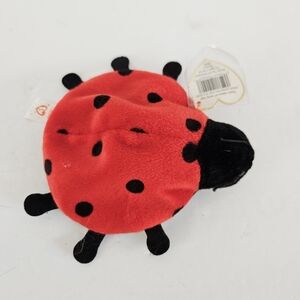 Vintage TY 1993 "Lucky The Ladybug" Retired Design Beanie Baby Collectible Plush